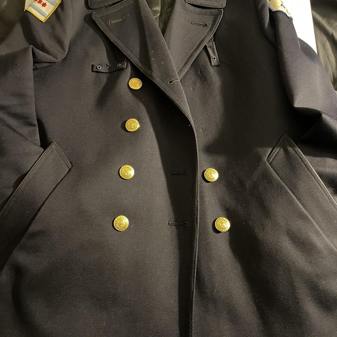 Chicago police graduation jacket 1980s #military... - Depop