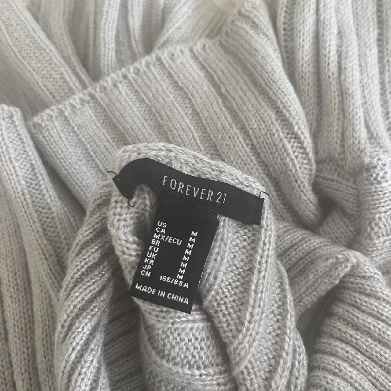 Grey cowl neck sweater Can fit a range of sizes!!... - Depop
