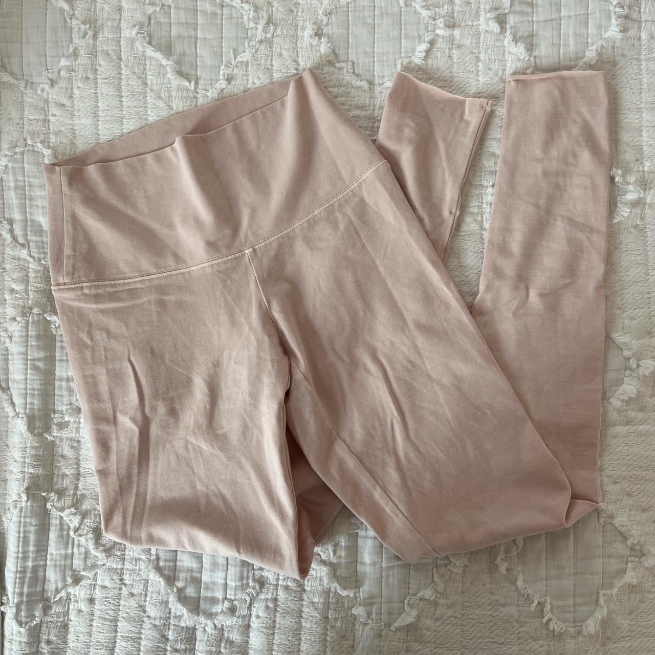 Aritzia Tna Pink Cropped Leggings Pants From - Depop