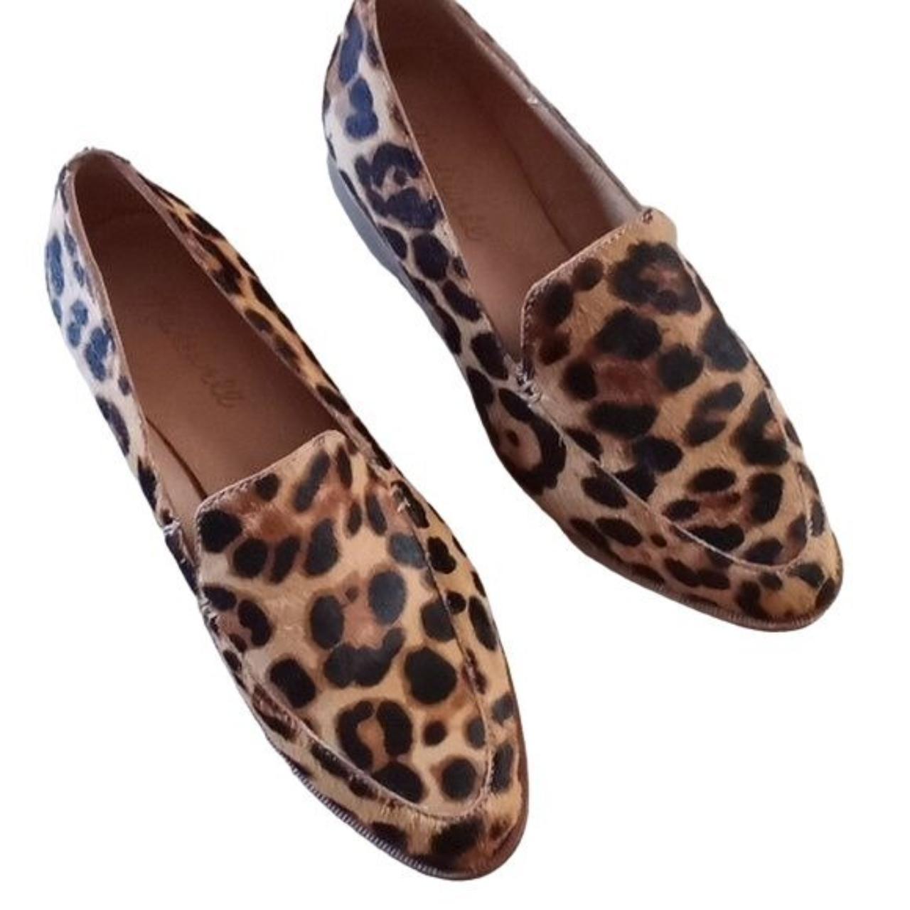 The frances loafer in leopard sale calf hair