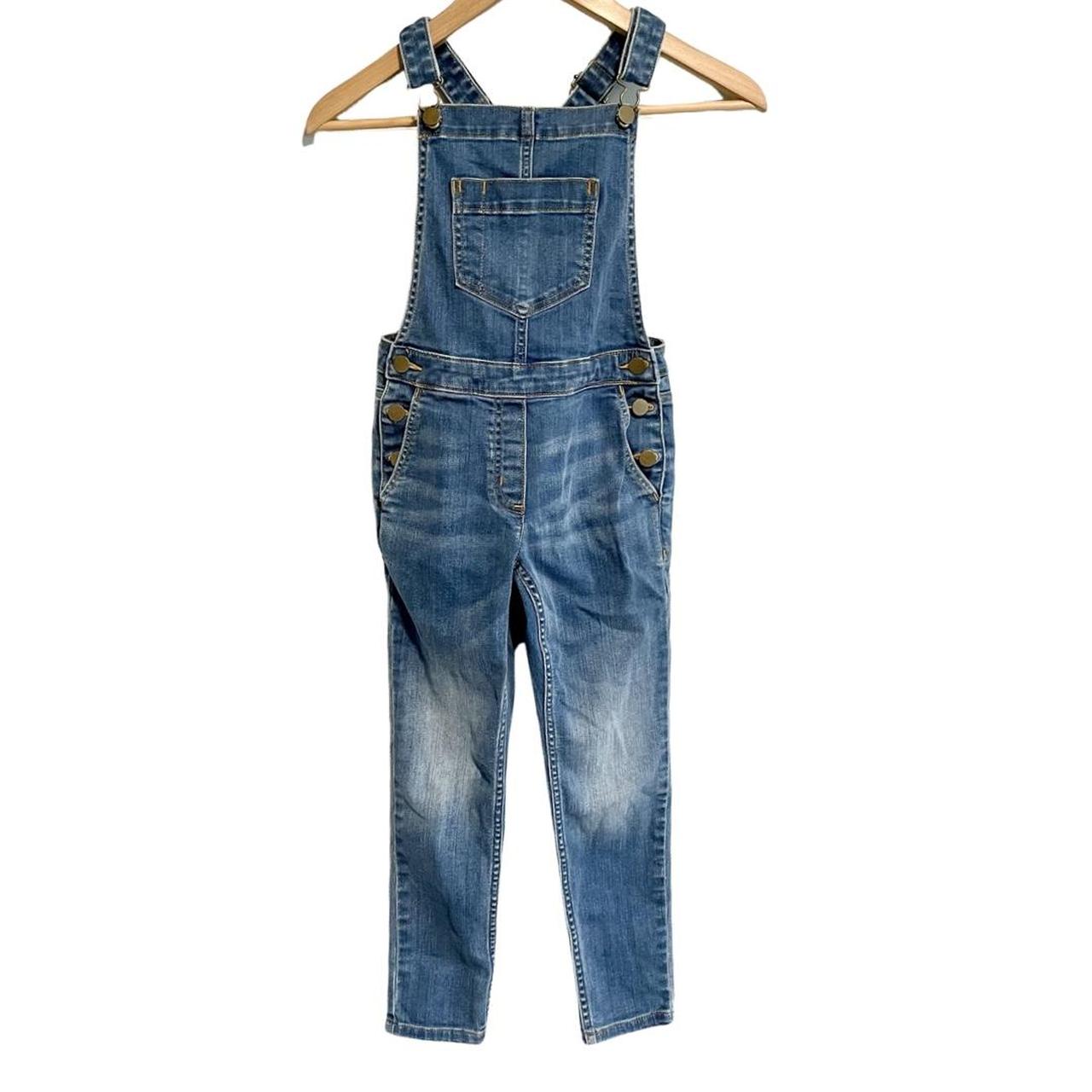 J.Crew Crewcuts Kids Slim Skinny Overalls Medium... - Depop