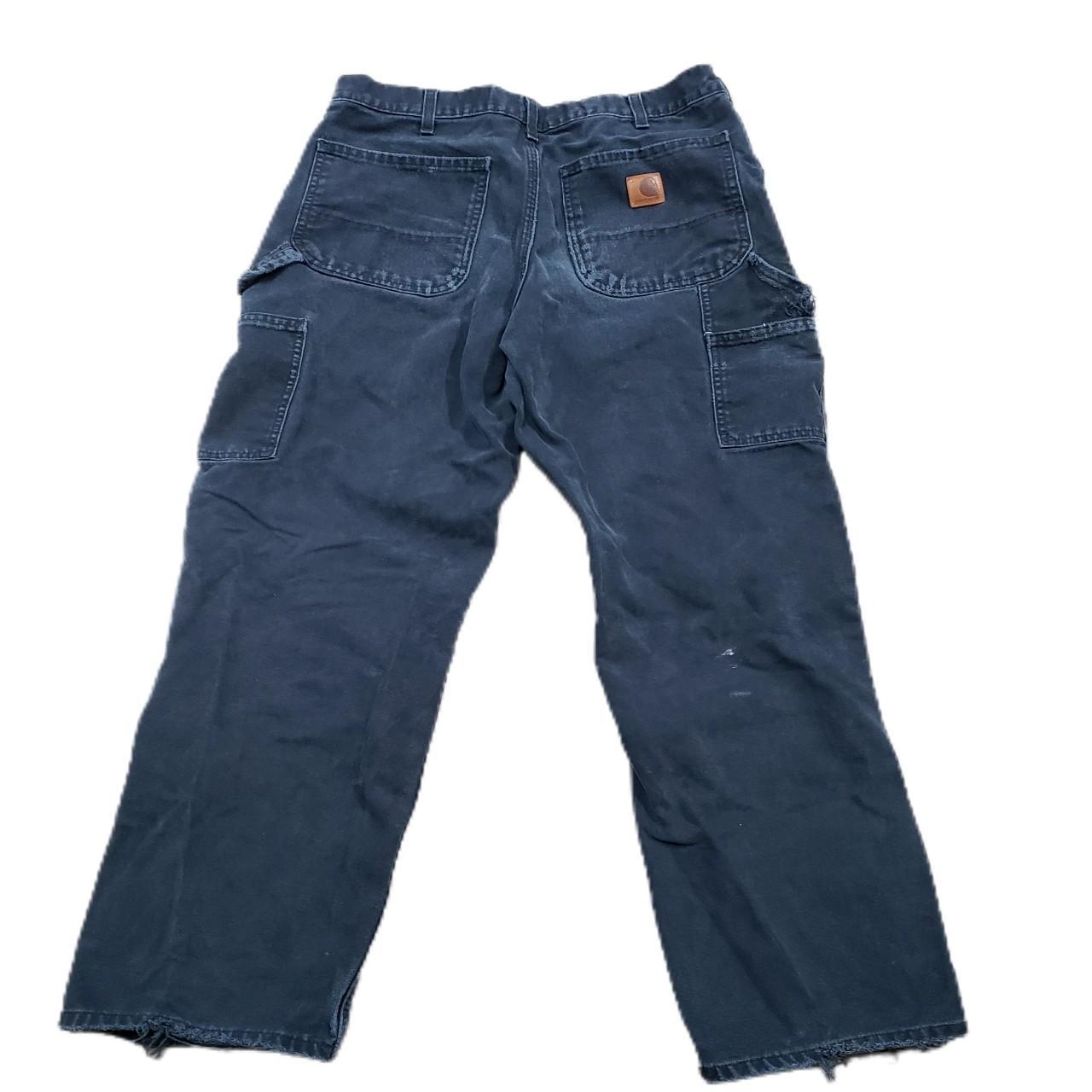 Men's Carhartt Pants Size 32X32 Color Black Depop