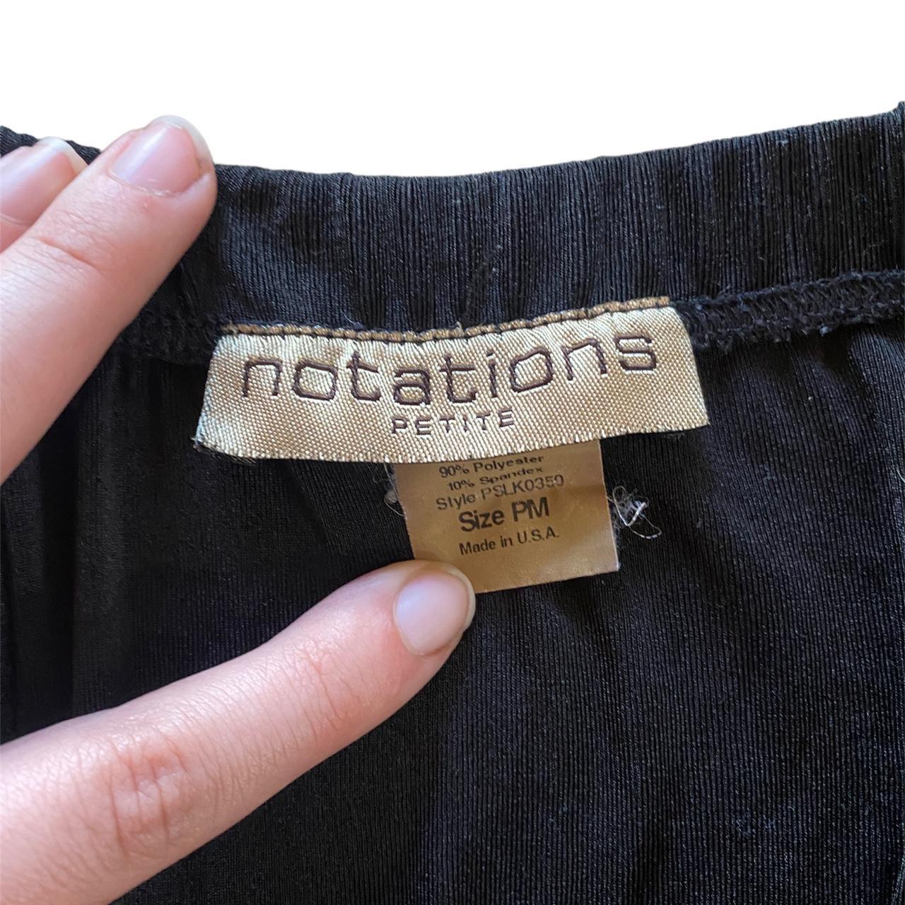 Notations Women's Black Skirt (3)