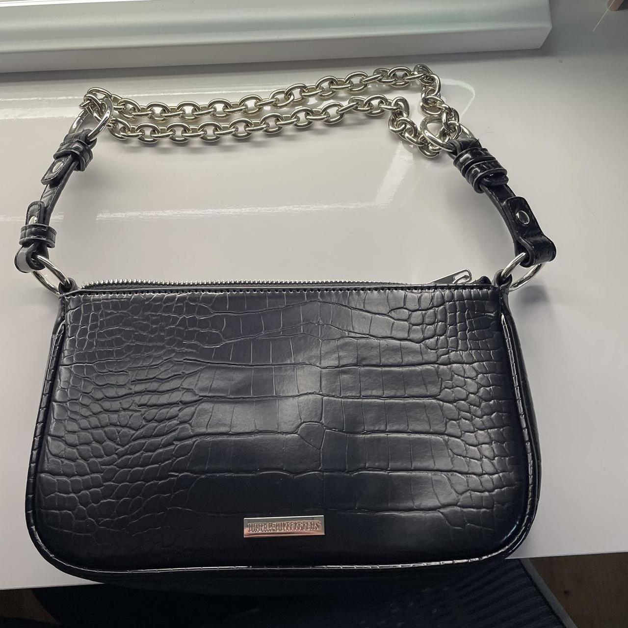 NEW UO leather chain shoulder/handbag leather... - Depop