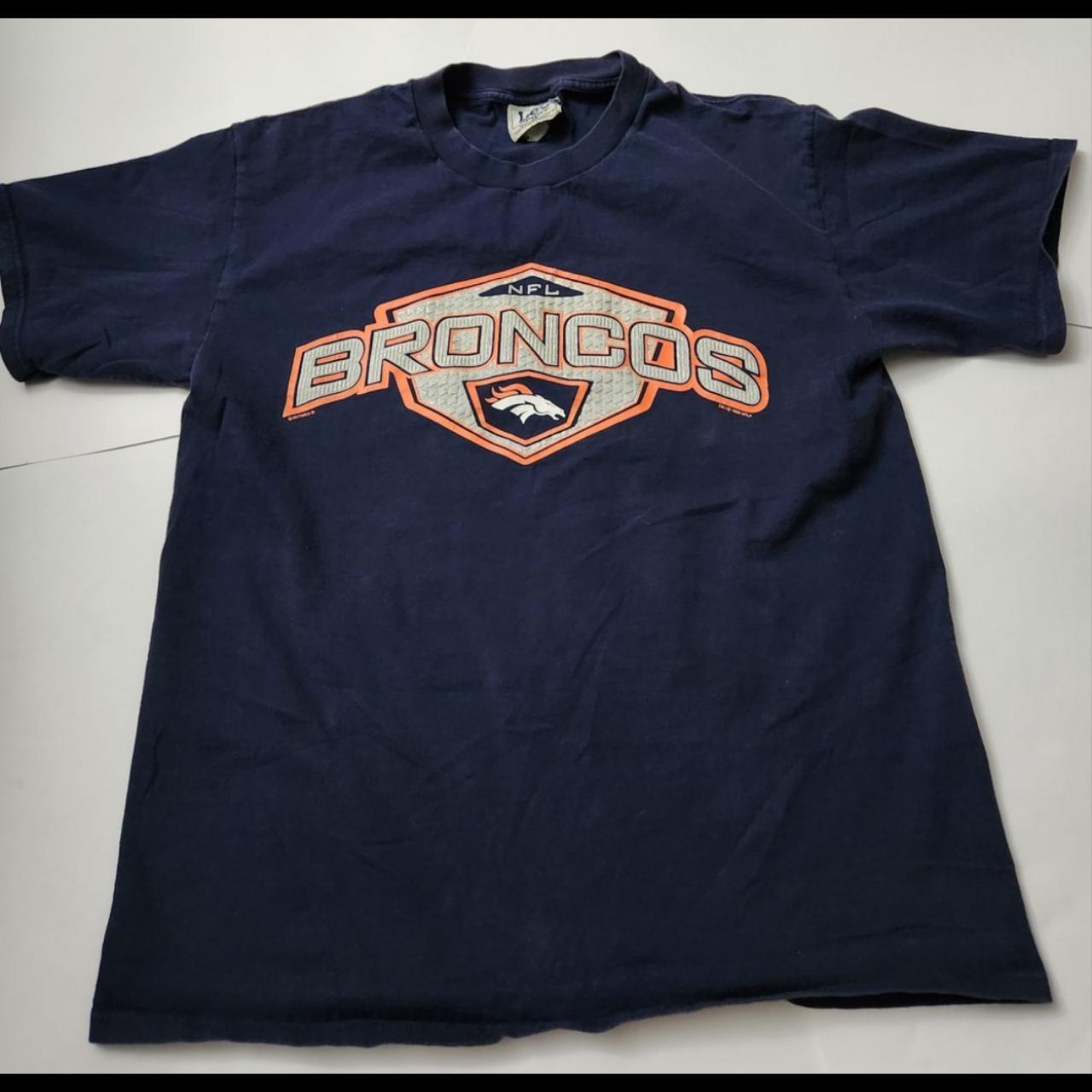 Vintage Denver Broncos Shirt. Item is on a 90s Lee - Depop