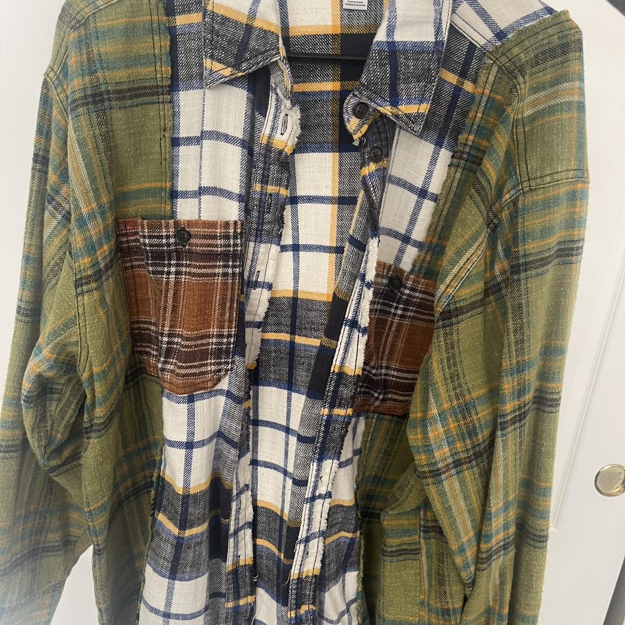 UO BDG high quality Kaden Mixed Plaid Flannel