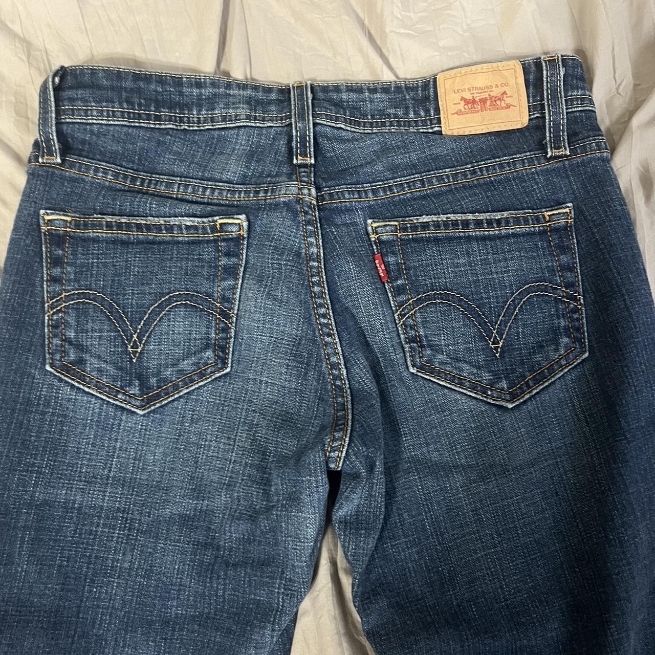 Levi’s low rise bootcut jeanss ⭐️ super cute pair,... - Depop