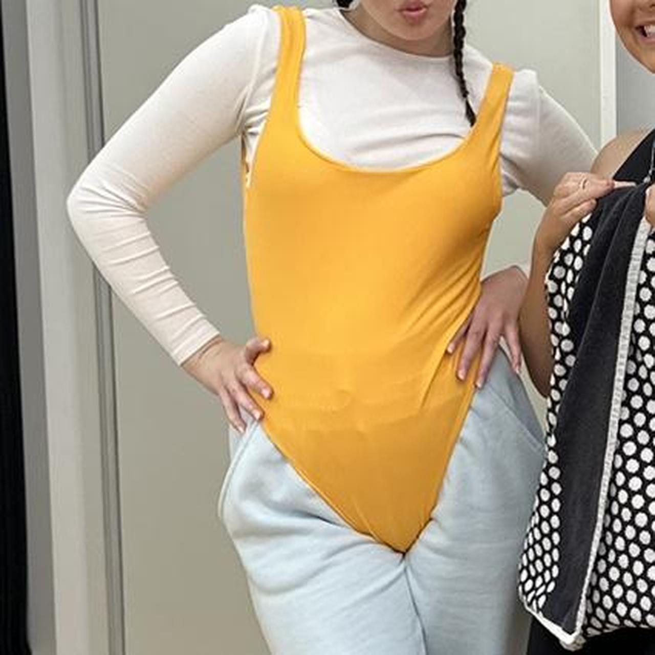 glassons one piece swimsuit worn once over clothing... Depop