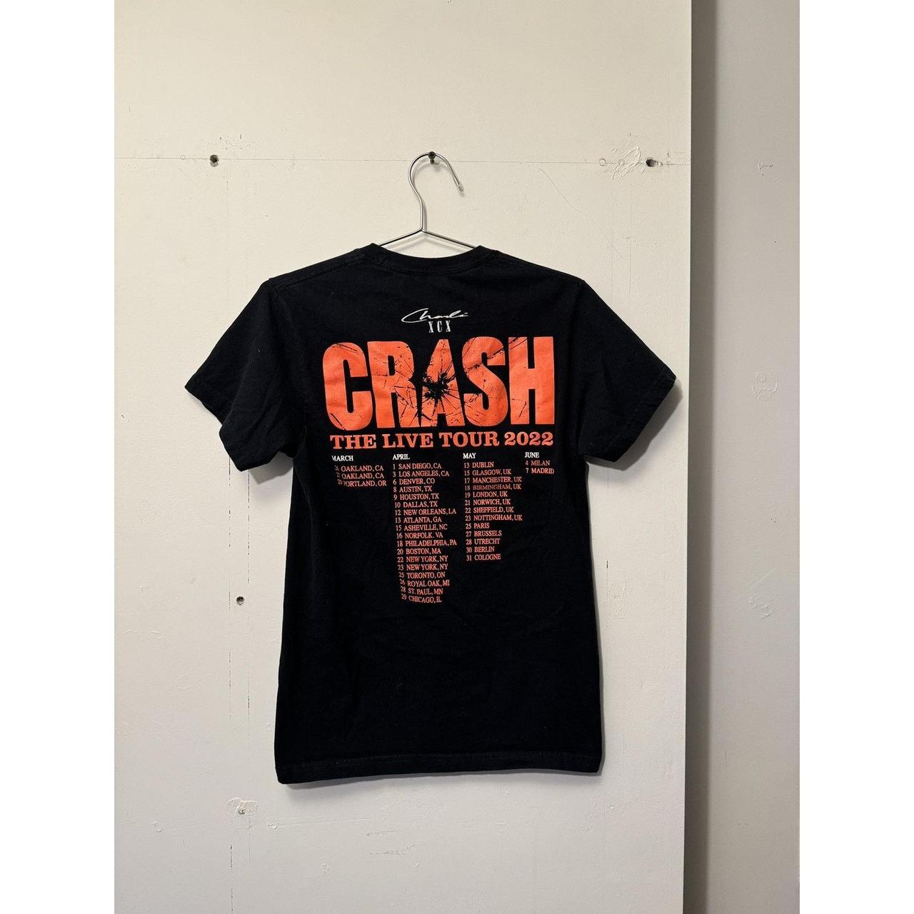 Charli XCX 2022 Crash newest Tour Shirt