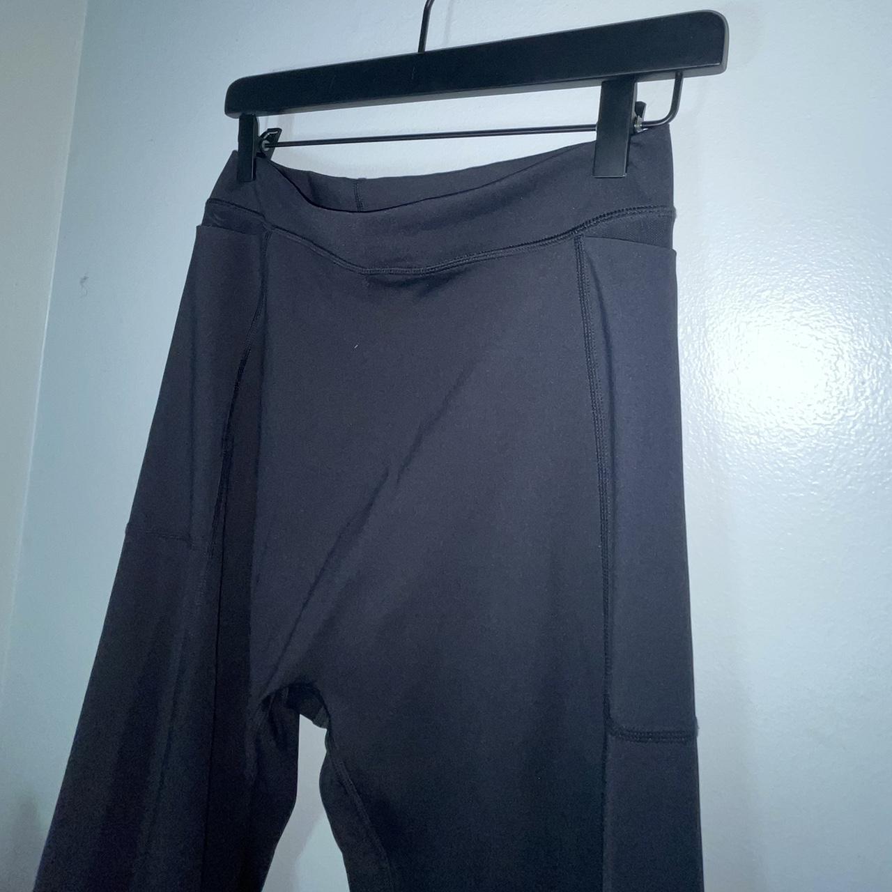AERIE OFFLINE 7/8 BLACK LEGGINGS WITH POCKETS WITH A... Depop