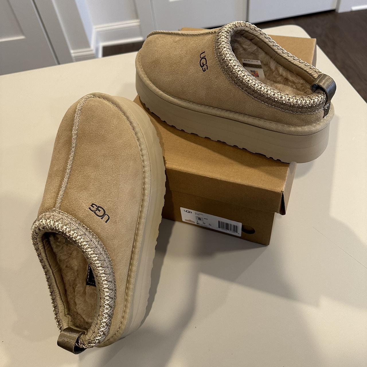 MUSTARD SEED TAZZ WOMEN'S UGG SLIPPER SIZE 8 PROOF... - Depop