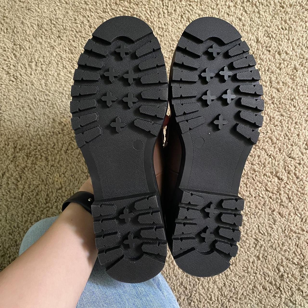 platform loafers brown