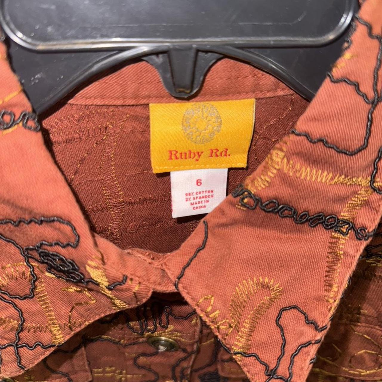 Ruby Rd. Women's Jacket - Orange/Red - S – Ruby R… - image 3