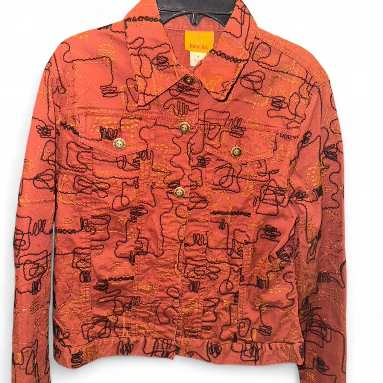 Ruby Rd. Women's Jacket - Orange/Red - S – Ruby R… - image 1