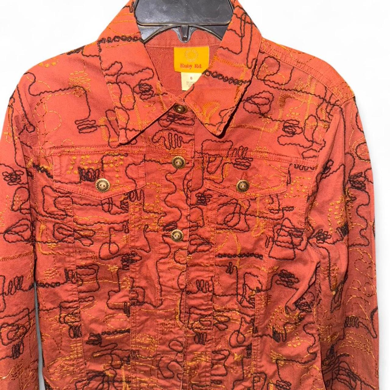 Ruby Rd. Women's Jacket - Orange/Red - S – Ruby R… - image 4