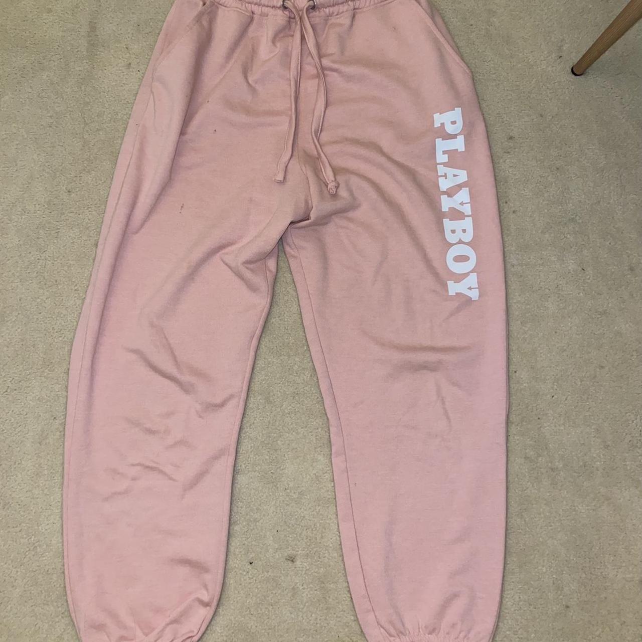 Playboy sweatpants womens pink hot sale