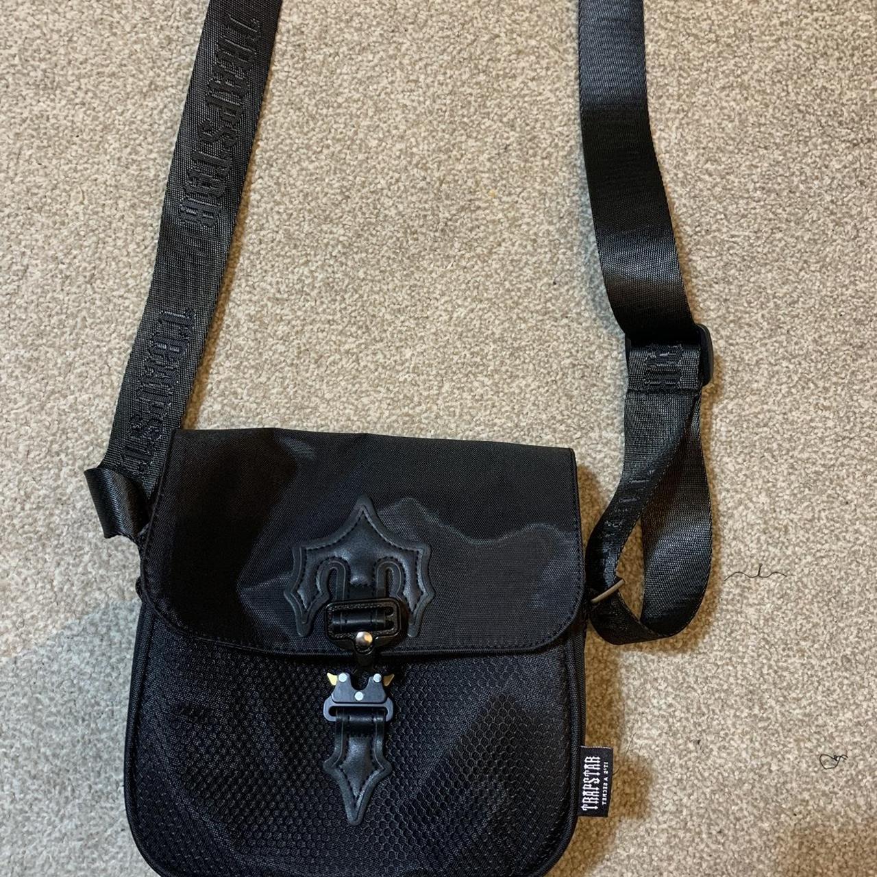 Trapstar Black cross body messenger bag / pouch... - Depop