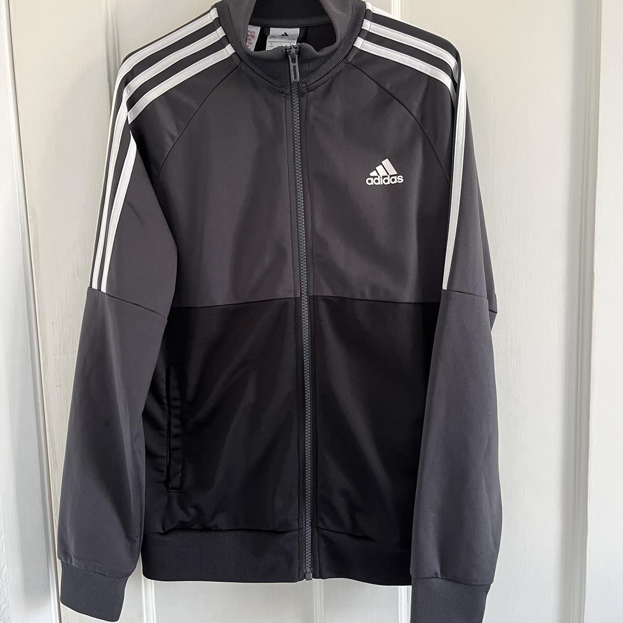 Boys adidas tracksuit jacket Size- Boys 13-14 yrs... - Depop