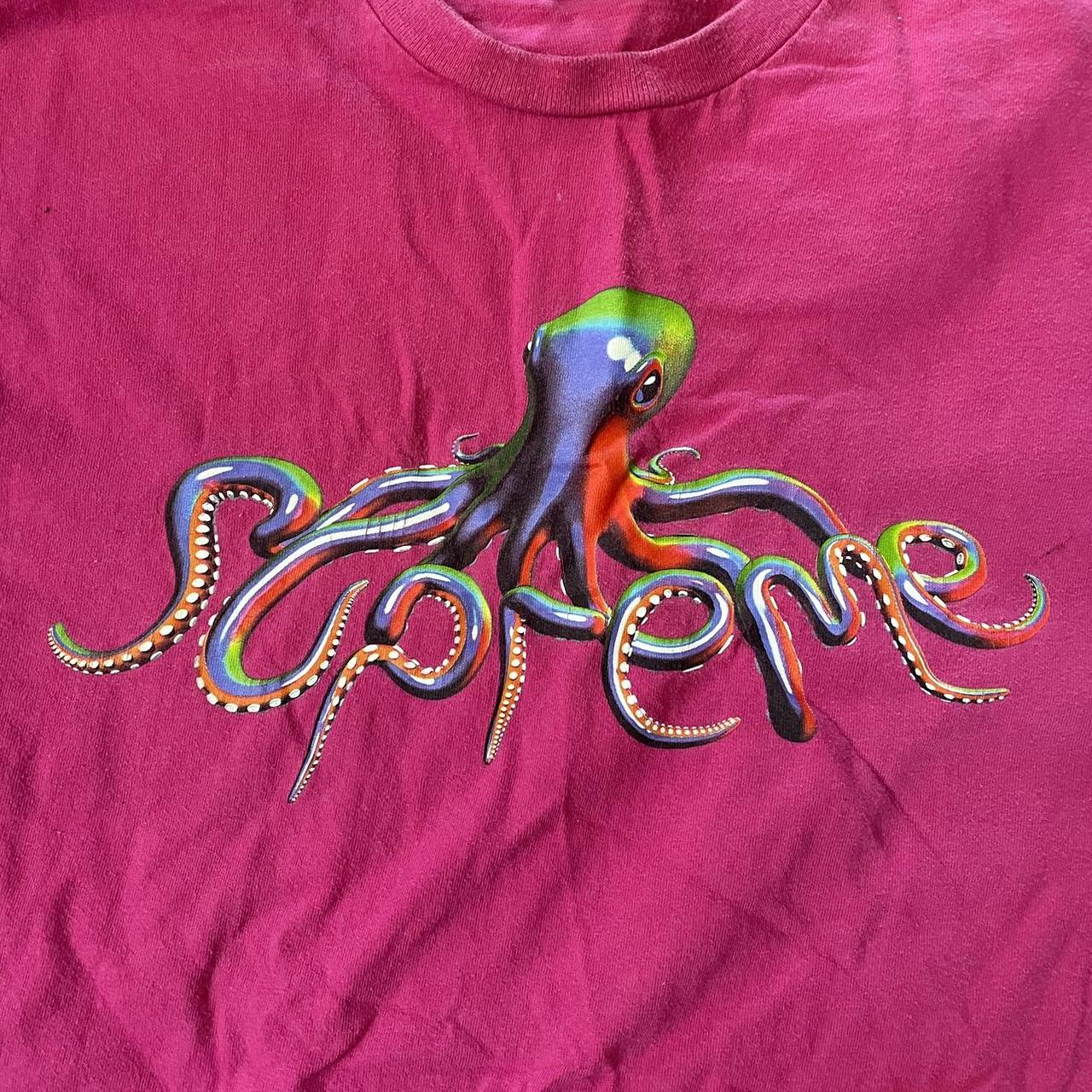 On hold. Do not buy SUPREME pink octopus t-shirt... - Depop