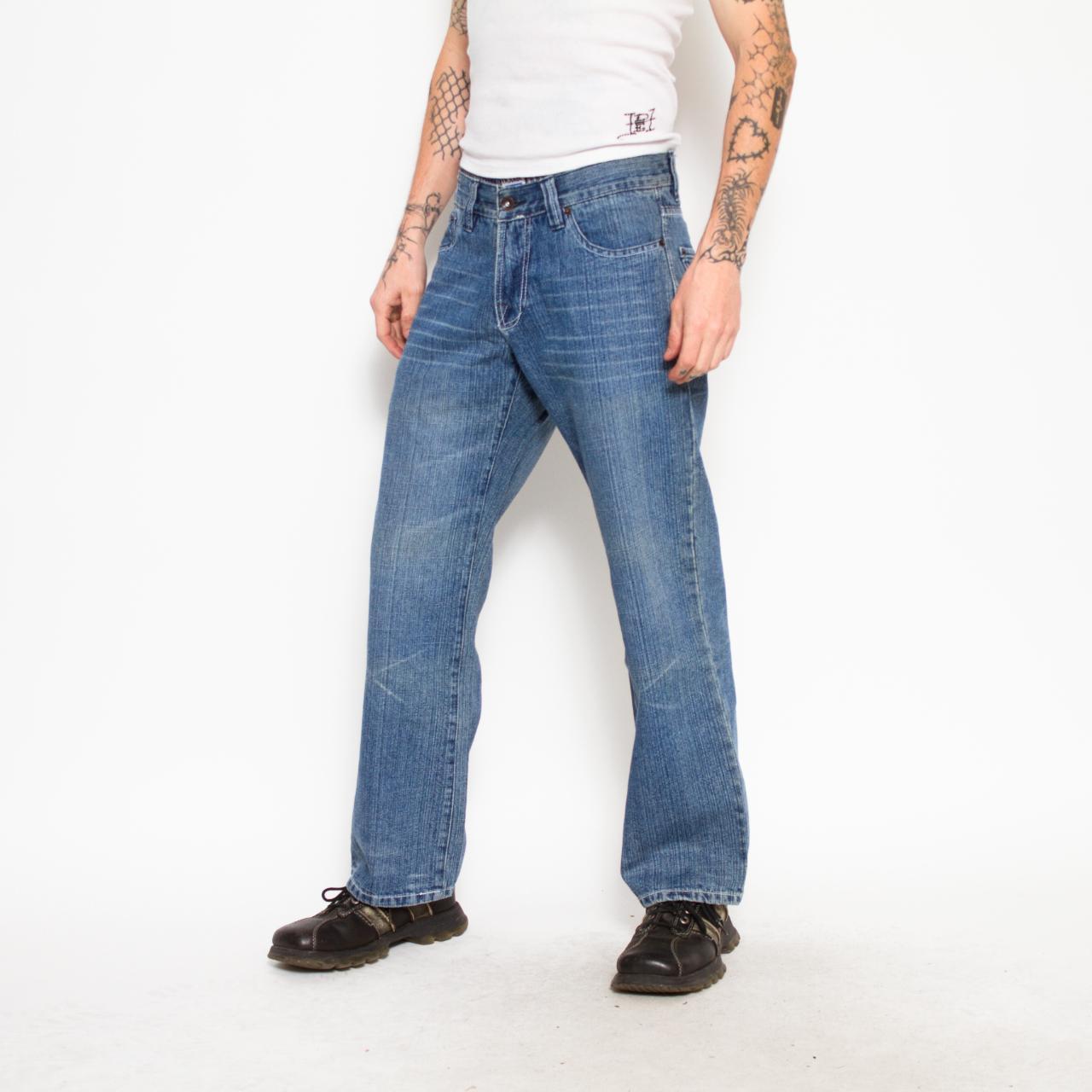 Cultura Men's Blue and Navy Jeans