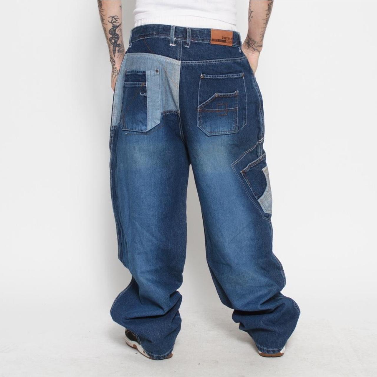 Cultura Men's Navy and Blue Jeans (3)