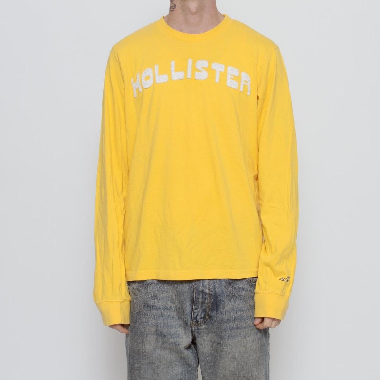 Hollister yellow long sleeve hotsell