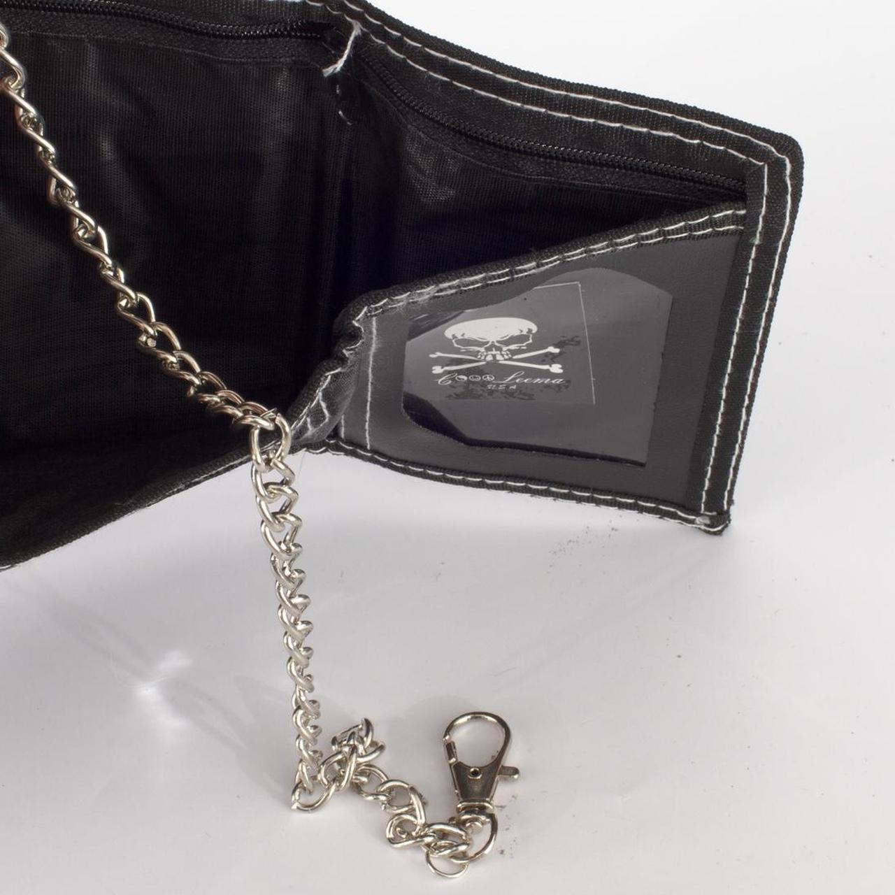 2000s brass knuckle wallet and chain. Deadstock with | Depop