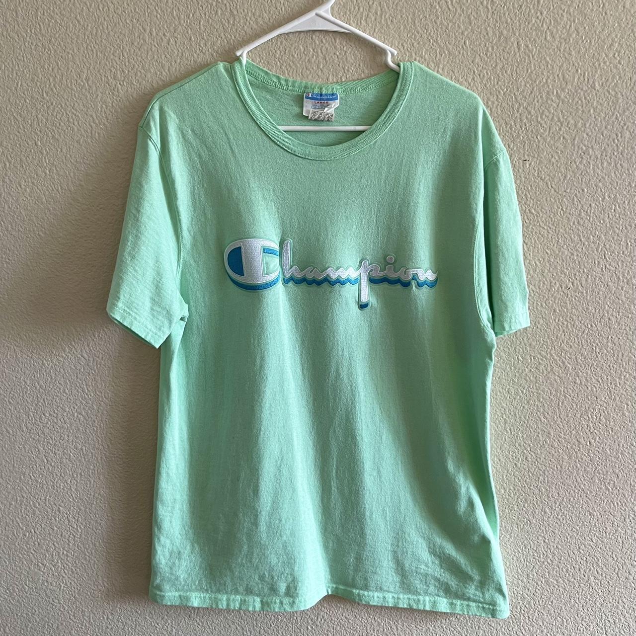 Champion Men's T-Shirt - Green - L