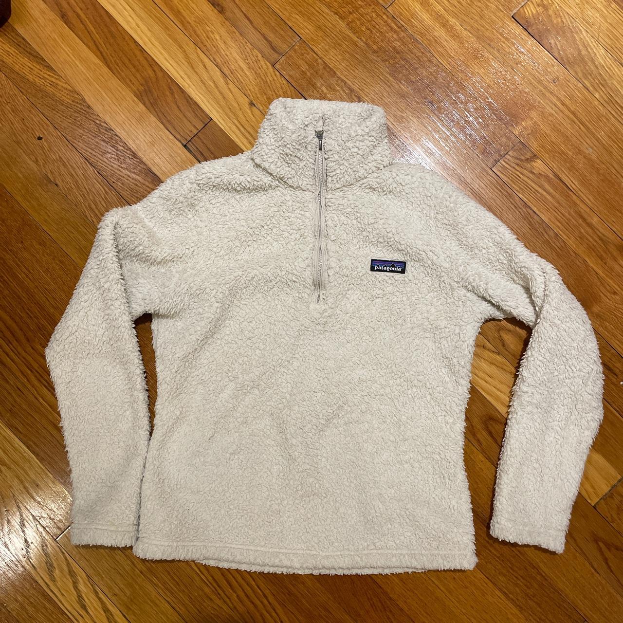 Patagonia Women's White Sweatshirt | Depop