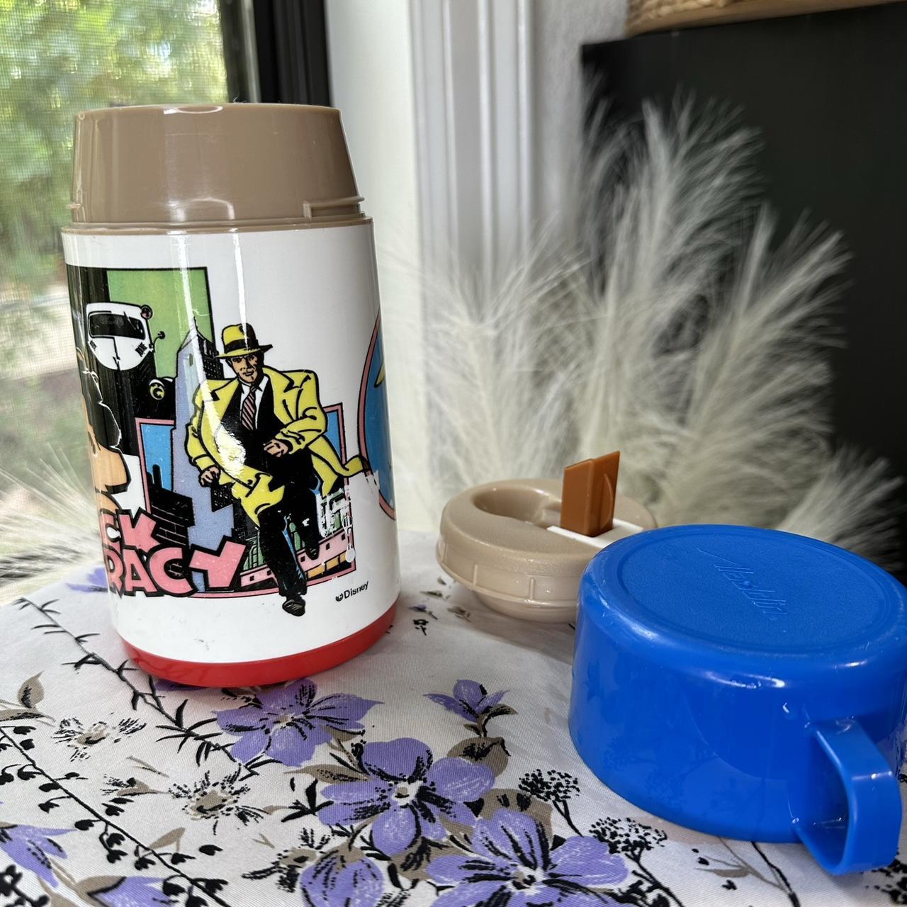 Vintage 1980s Dick Tracy Disney Thermos Cup. — JtsHeroeShop