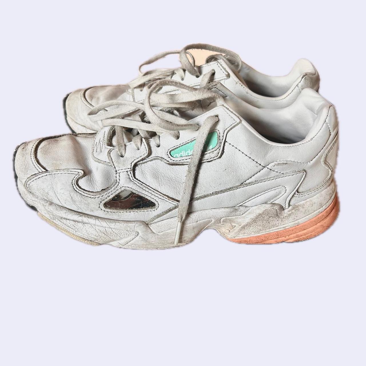 Orange adidas falcon online