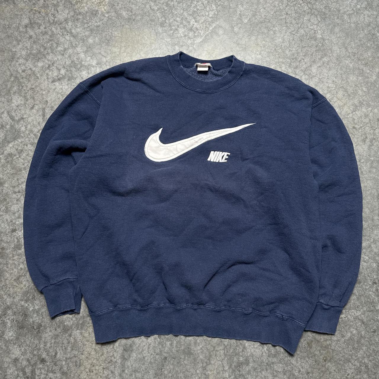 nike spellout vintage sweatshirt