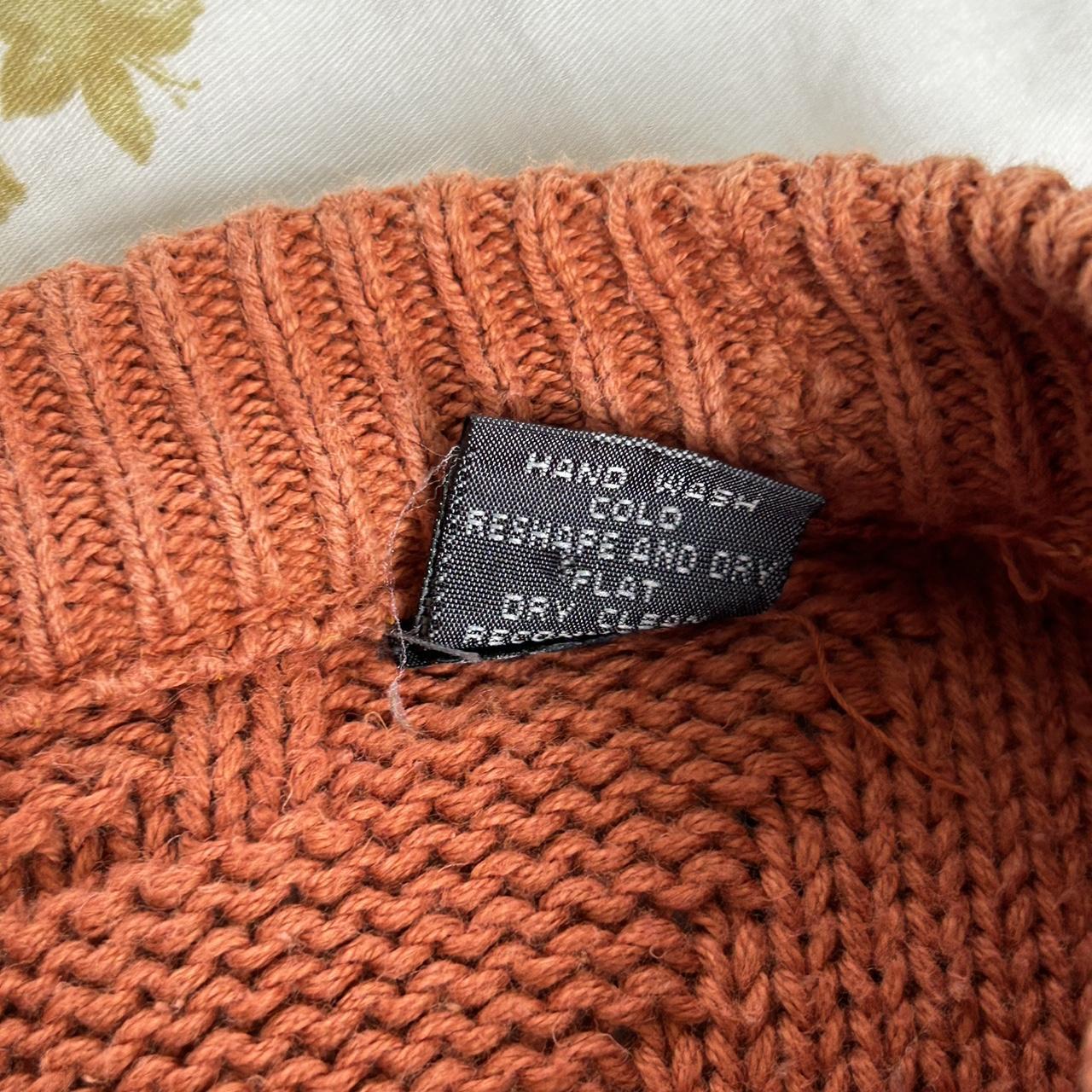 Vintage Perry Ellis Men s Sweater Orange Depop