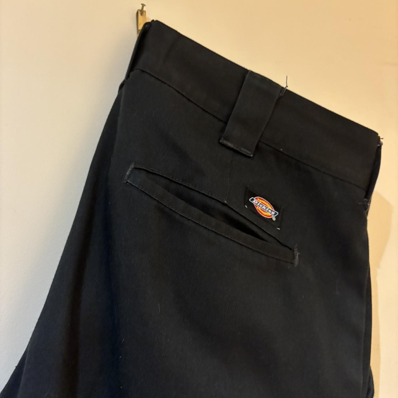 873 Slim Straight Work Trousers in Black Size - W34... - Depop