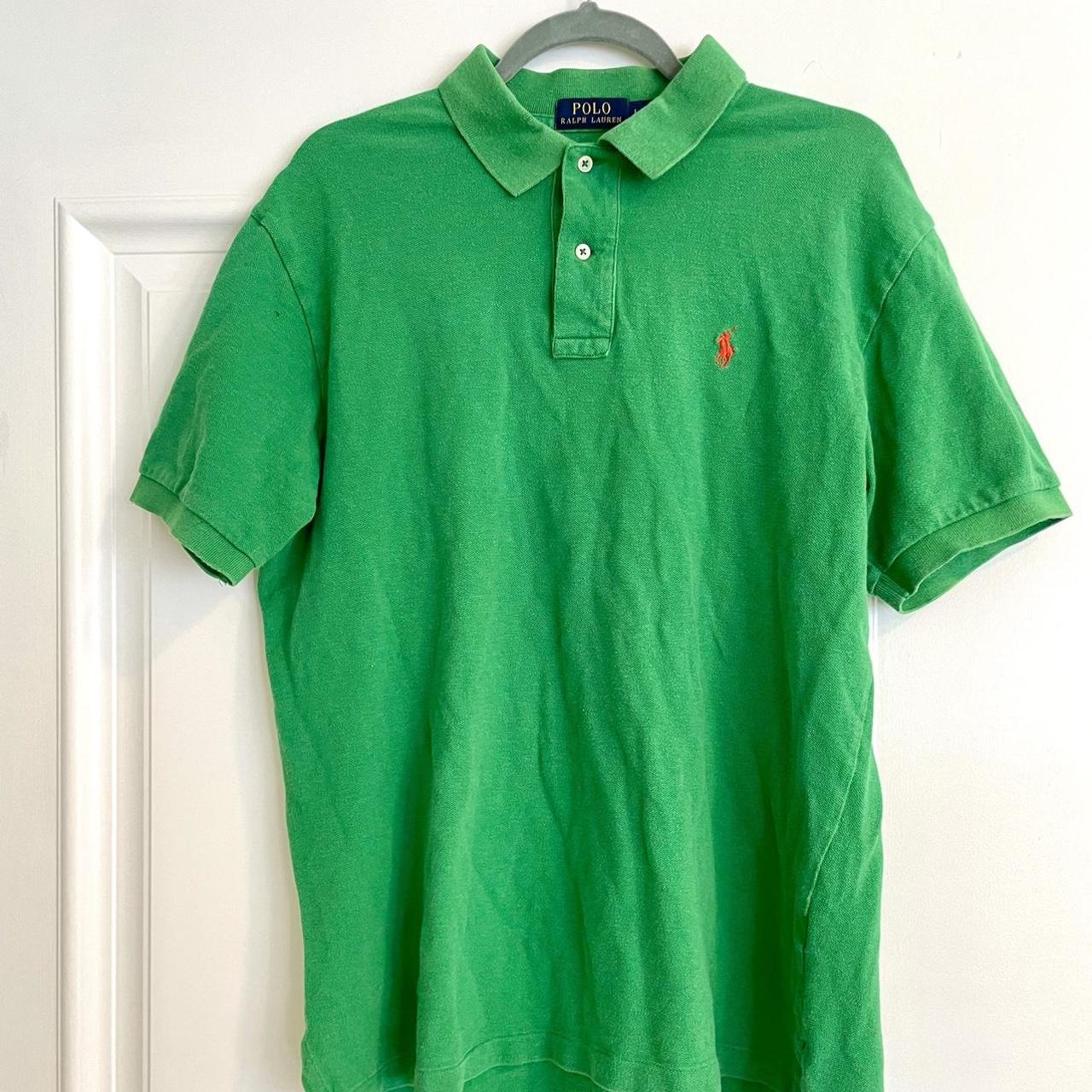 Green Short sleeve polo shirt #preppy #polo #vintage... - Depop