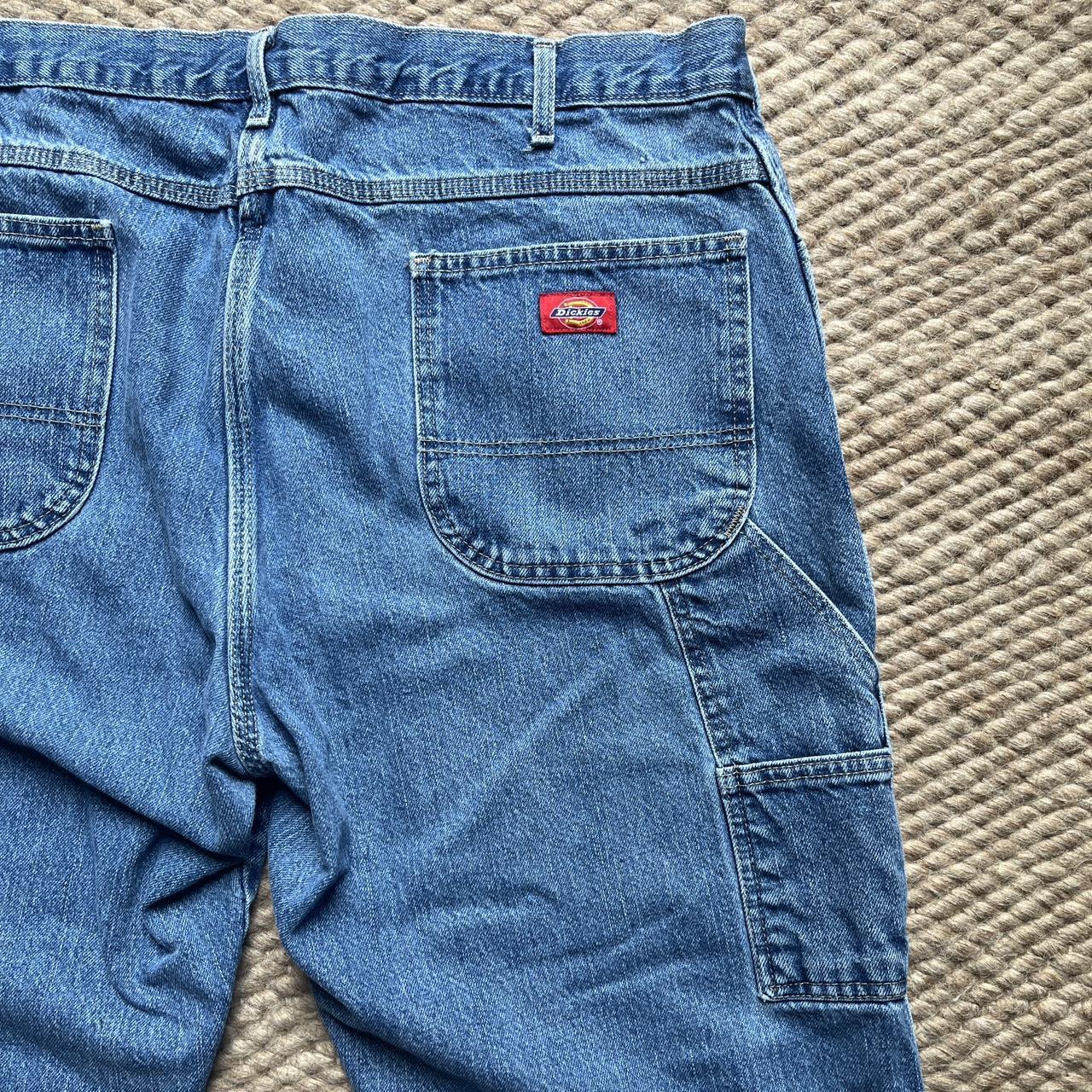 Dickies blue Jean carpenter jeans, tag says 40 x 32 - Depop