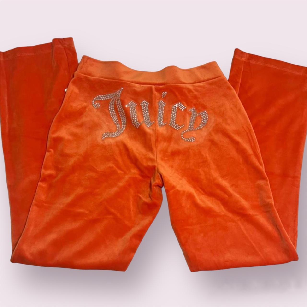 Juicy Couture Men's Orange Joggerstracksuits Depop