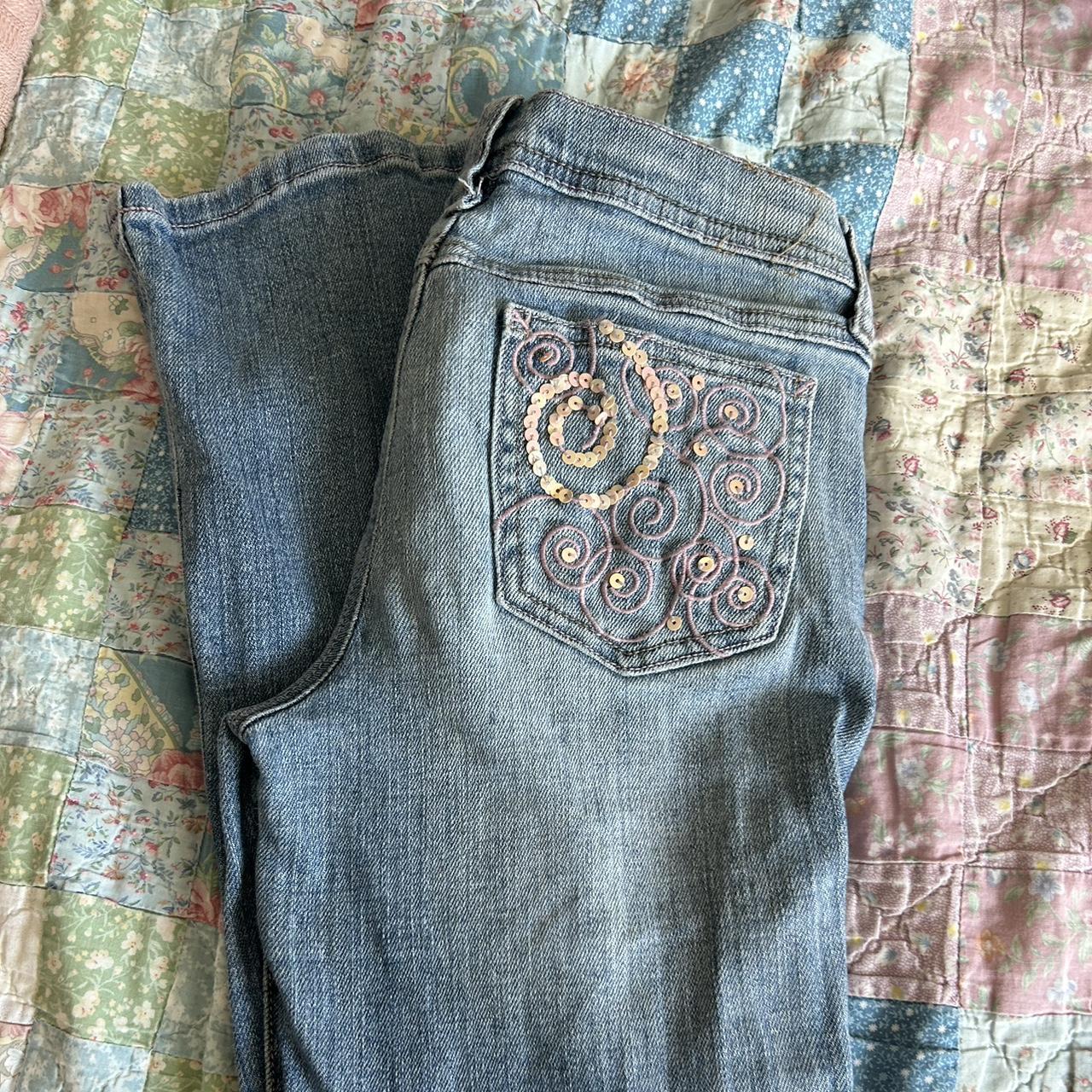 2000s low waisted Mudd jeans 🎀super cute... - Depop