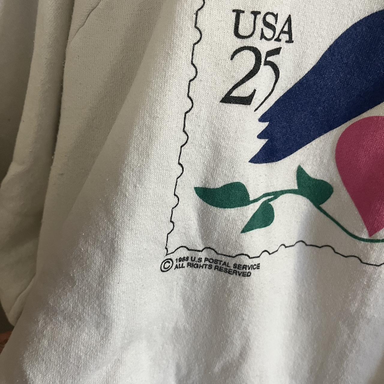 Vintage postage stamp sweater. Tagged an xl but fits... Depop