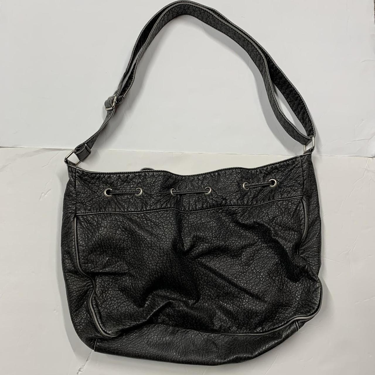 Women's Black and Silver Bag | Depop