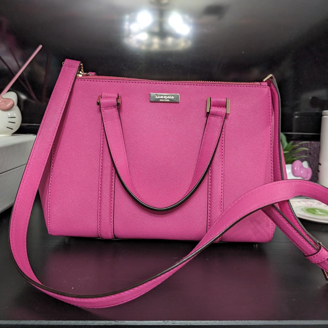 Kate Spade New York Newbury Lane Small shops Loden Satchel in Desert Rose Pink