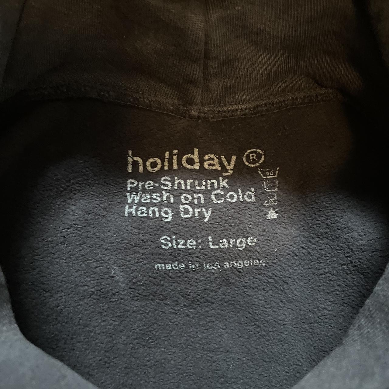 Holiday The Label Men's Black and White Hoodie (4)