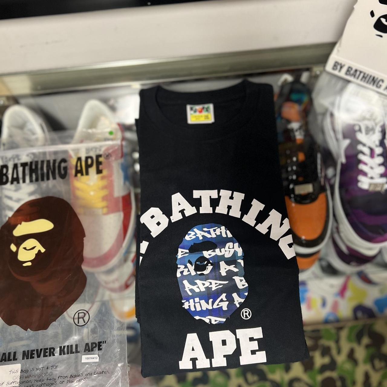 A Bathing Ape Backpack (BAPE) - Ape shall never kill - Depop