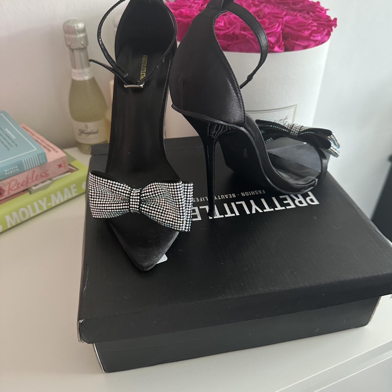 plt white heels