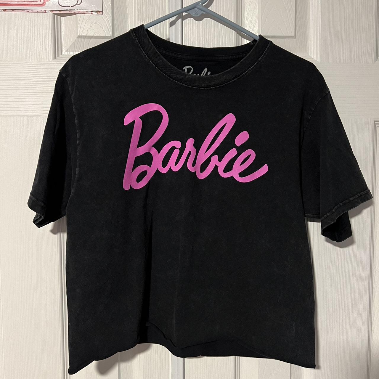 Barbie crop top Washed but never worn, color has - Depop