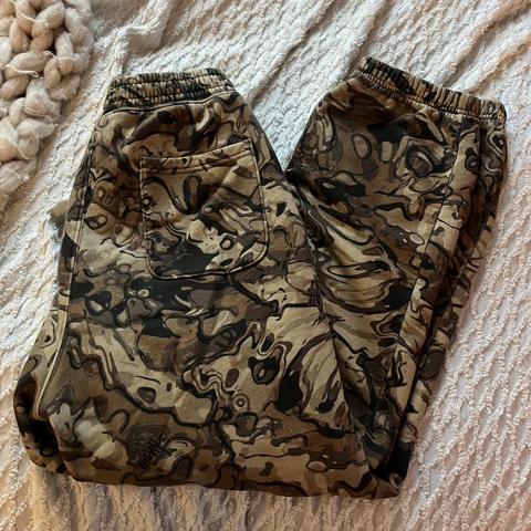 Stussy veil camo sweatpants. Size small. Baggy fit.... - Depop