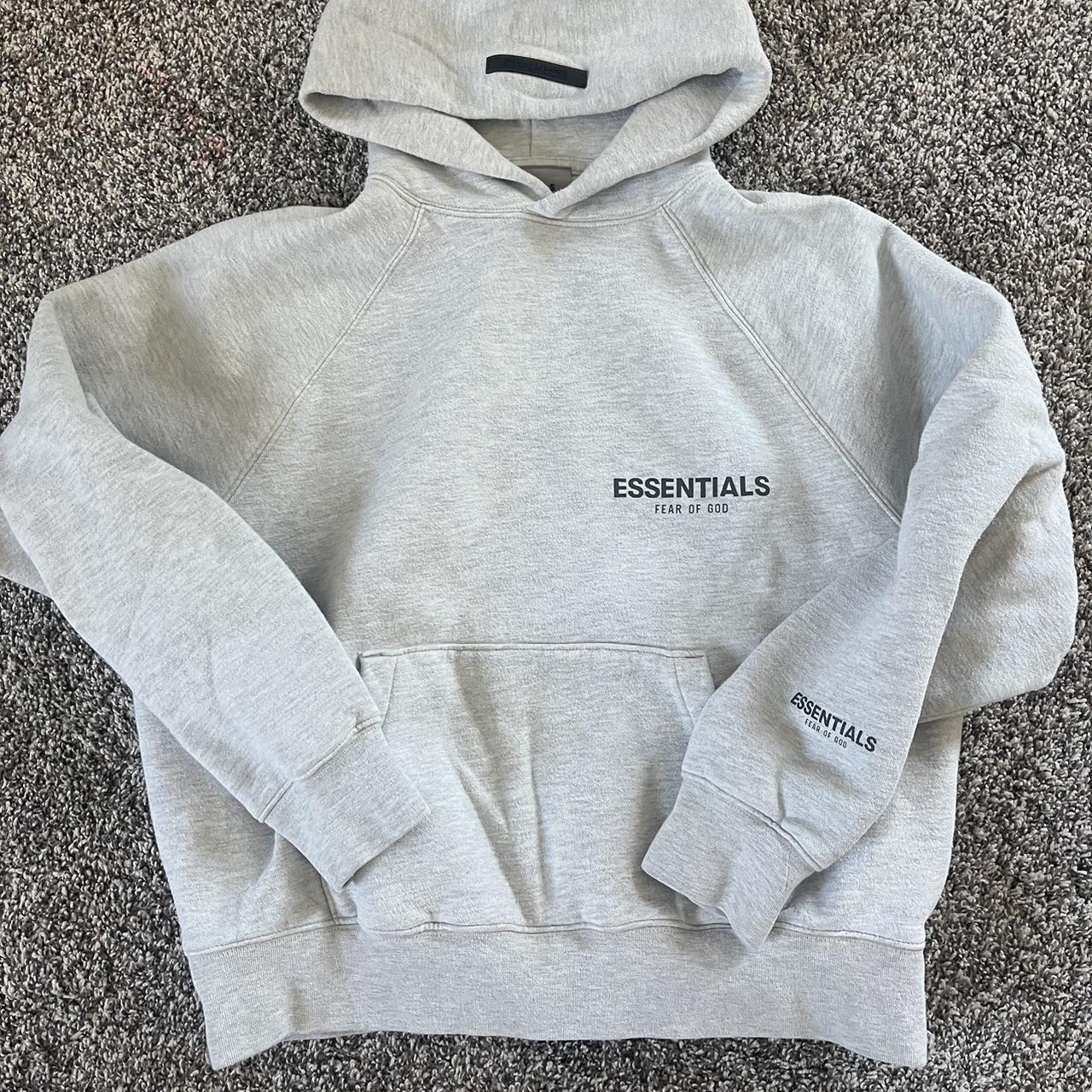 Fear of God Women's Grey Hoodie | Depop