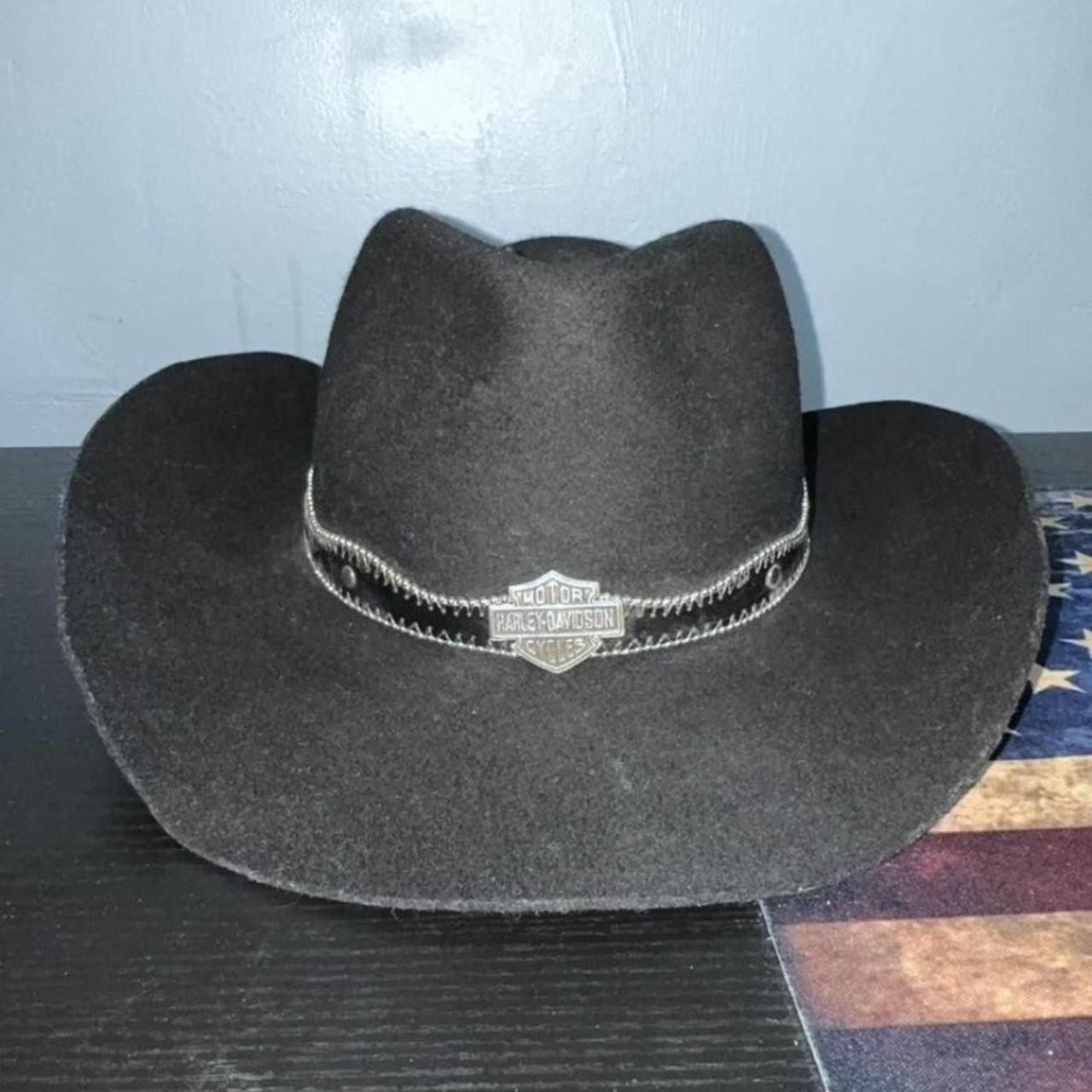 Harley Davidson cowboy good hat