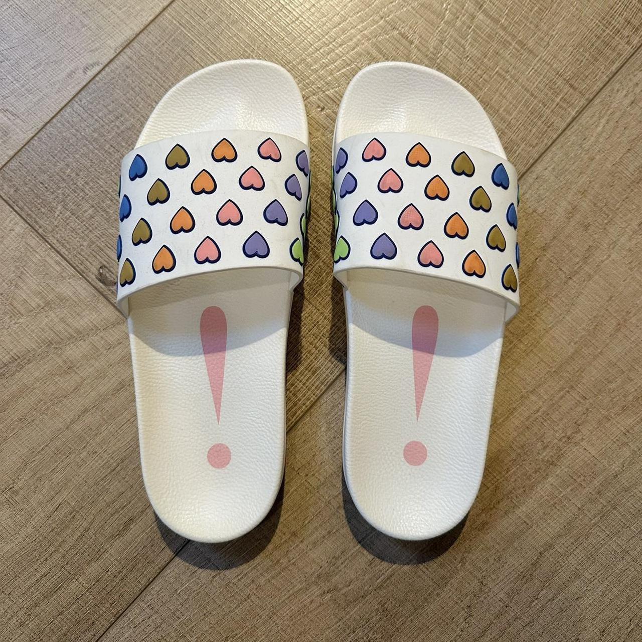 Roller Rabbit Women's Slides - White/Multi - US 1… - image 1