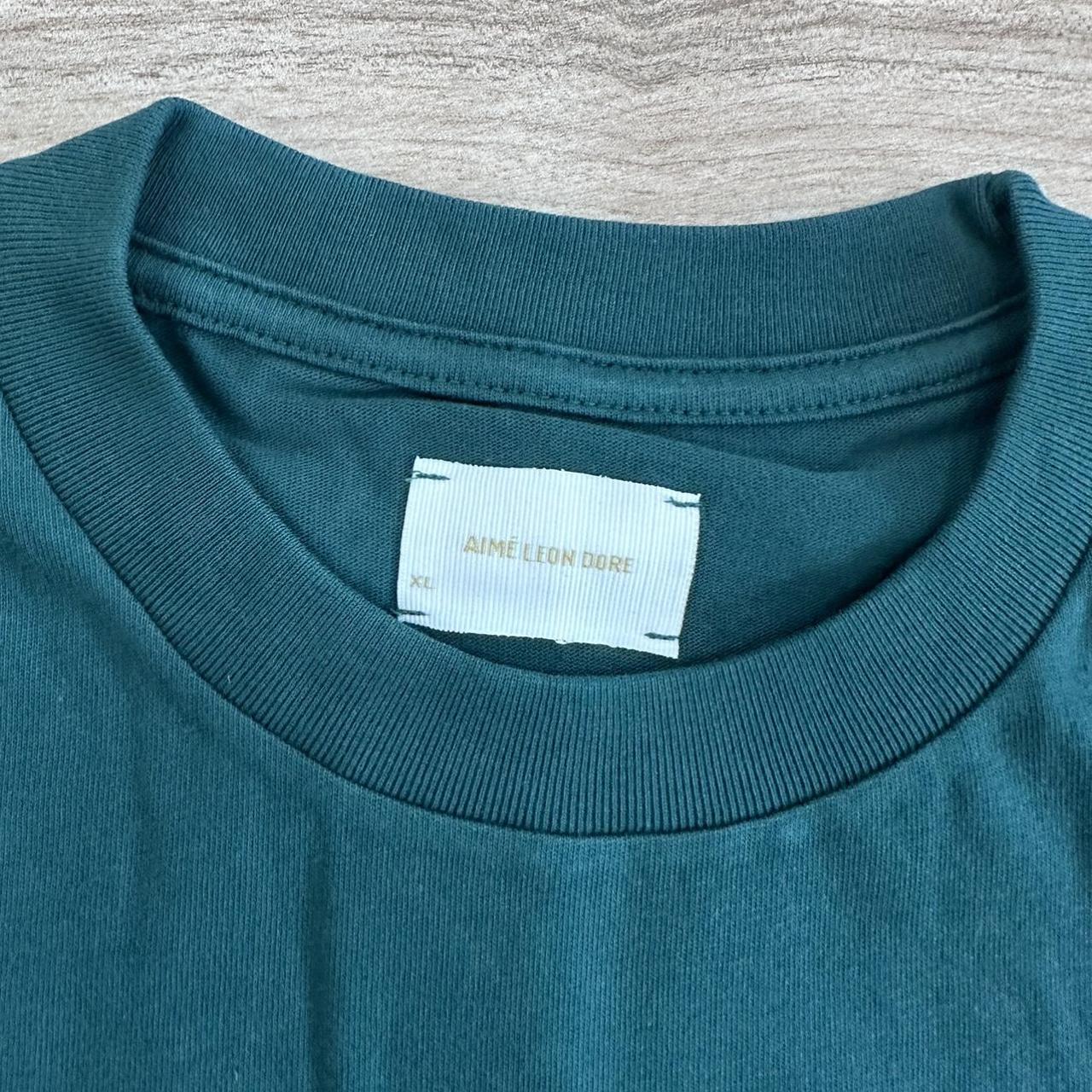 Aime Leon Dore Unisphere Tee Shirt Green Brand New!... - Depop